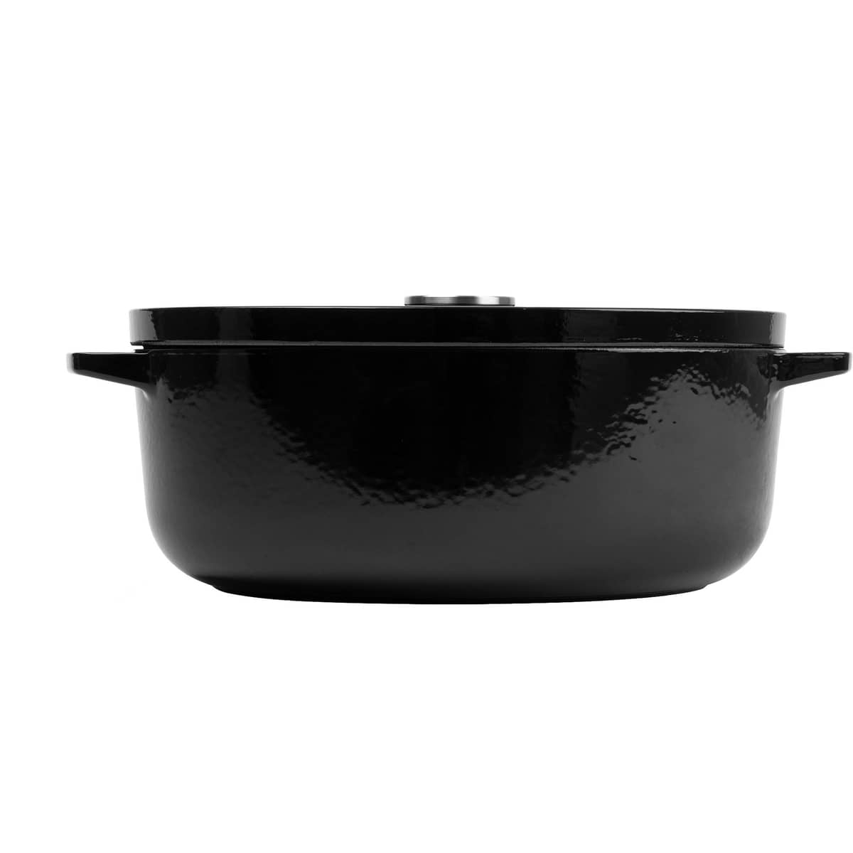 Gjutjärnsgryta oval 30 cm/5,6 liter, onyx black