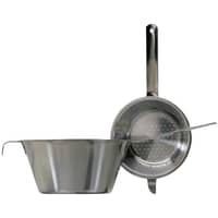 Dørslag i rustfrit stål 22 cm