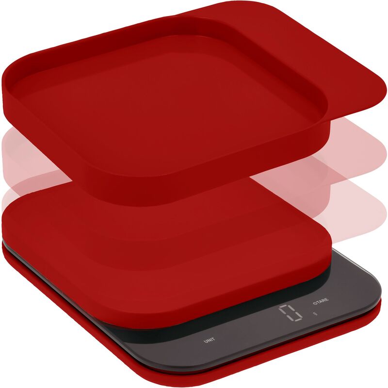 Mensura keittiövaaka, punainen
