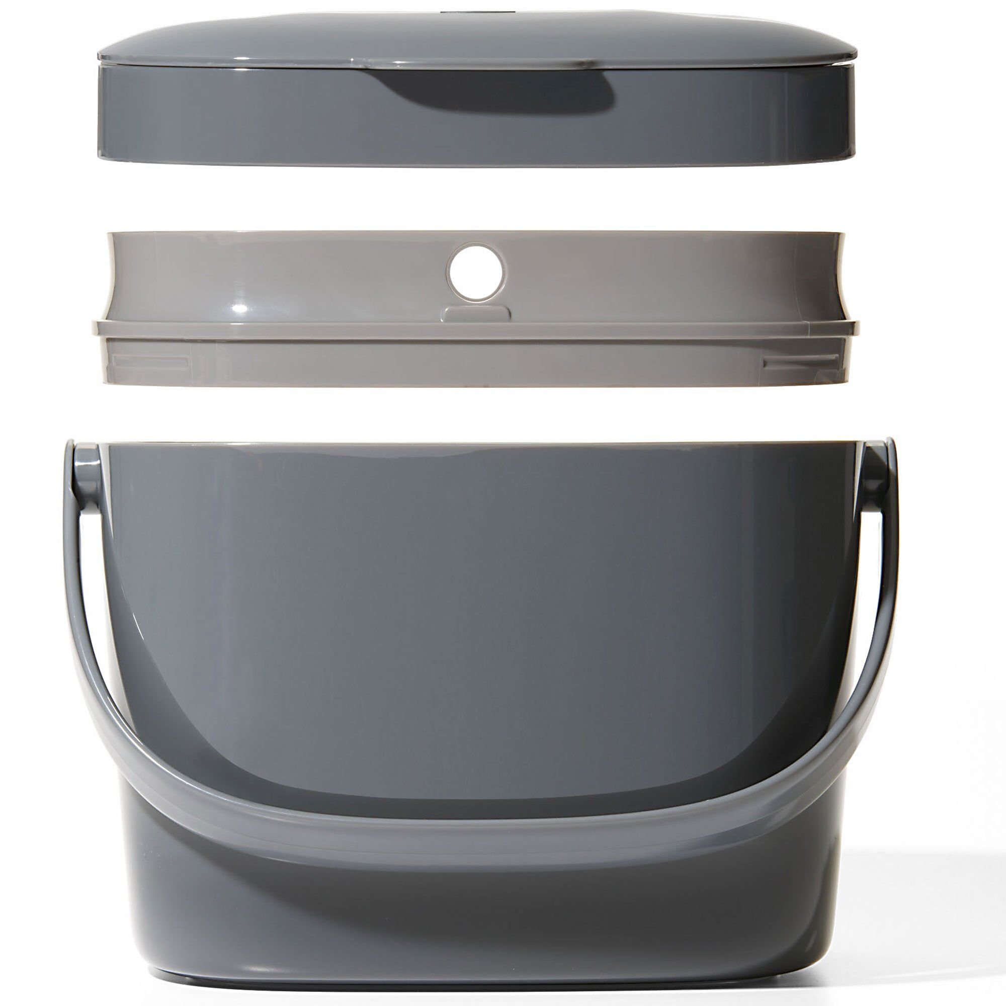 OXO Easy-Clean Komposybehållare 6,6 L, Charcoal