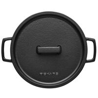 Folken støbejernsgryde med låg 4 liter