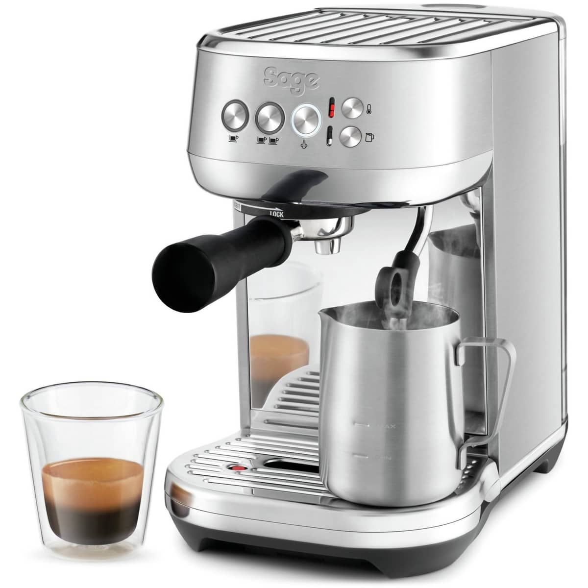 SES500SST The Bambino Plus espressomaskine, rustfrit stål