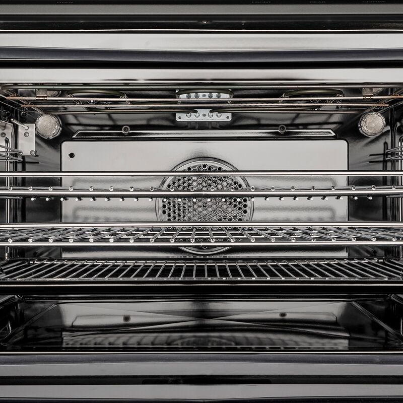 HER96L1ENET Heritage gasspis med singelugn, 90 cm, mattsvart