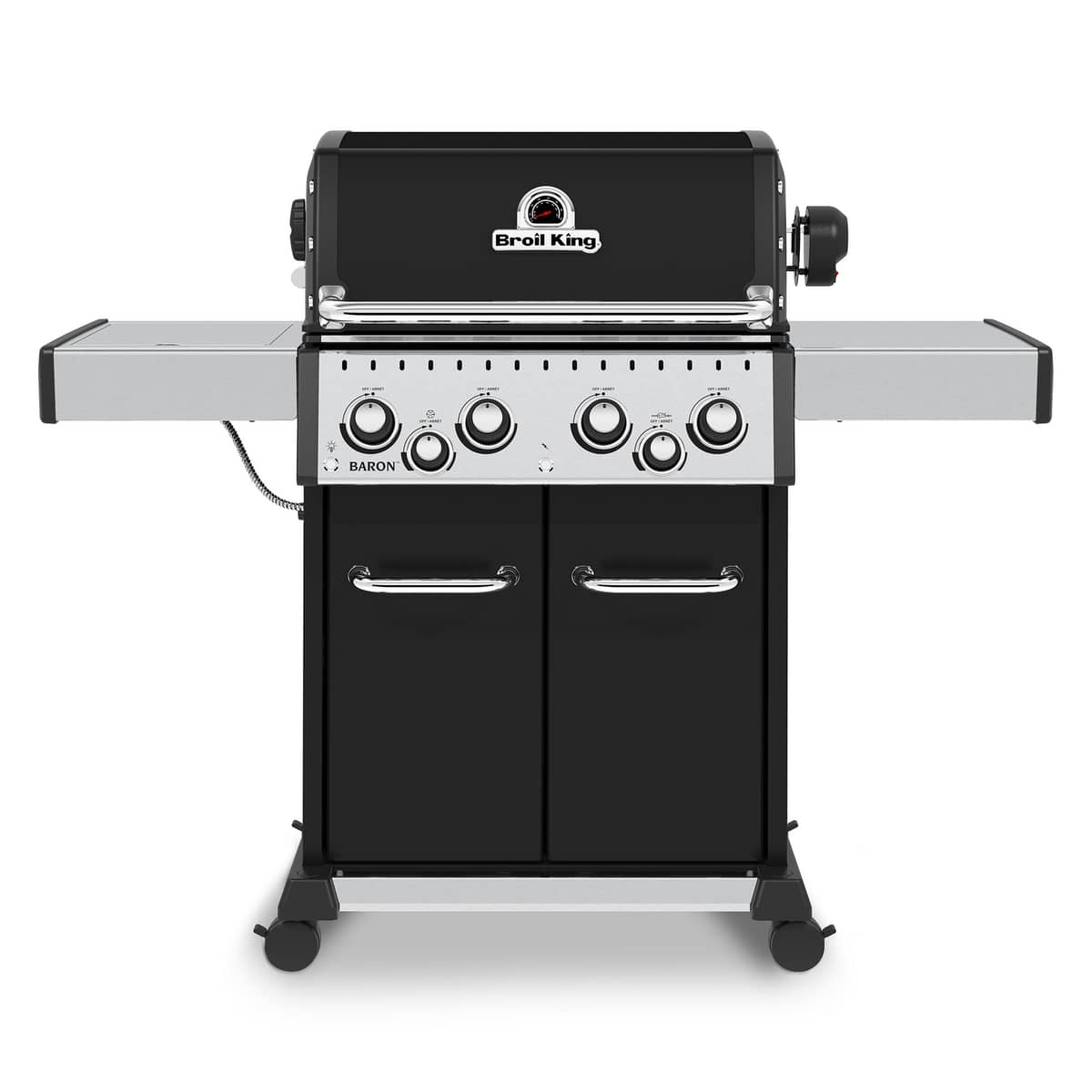 Baron 490 gasolgrill, svart