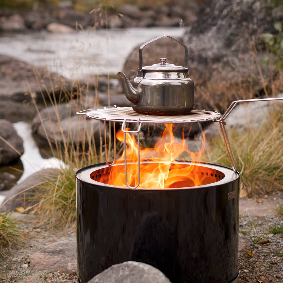 Pilar grillrist, rustfrit stål