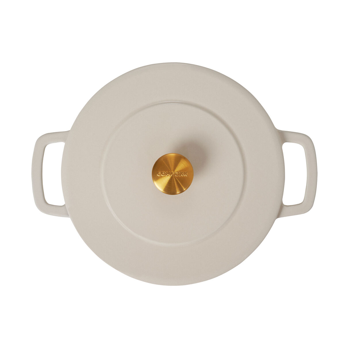 Valurautapata kannella 24 cm/3,8 litraa, hiekka