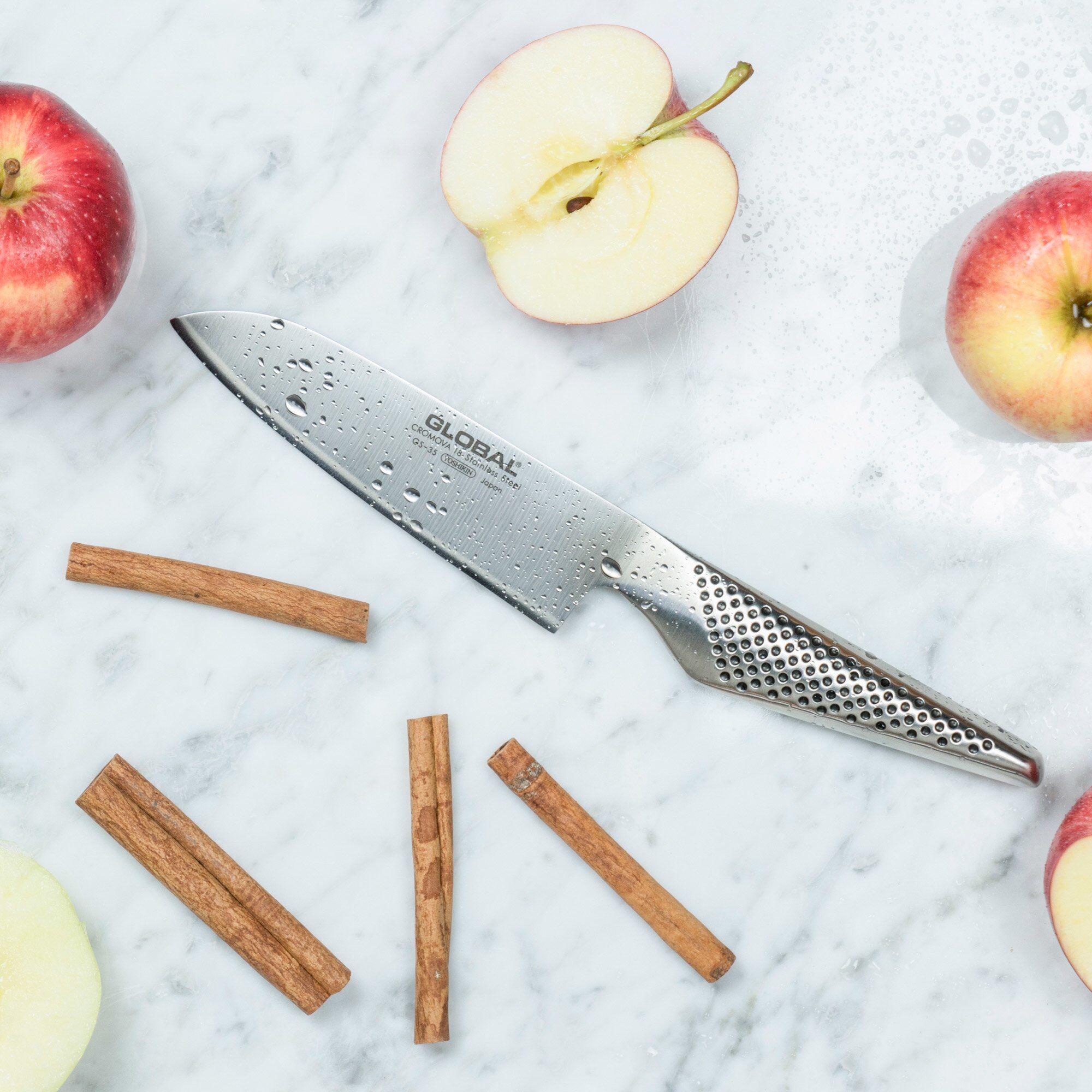 Alternativ bild 1 för Global GS-35 Santokukniv 13 cm