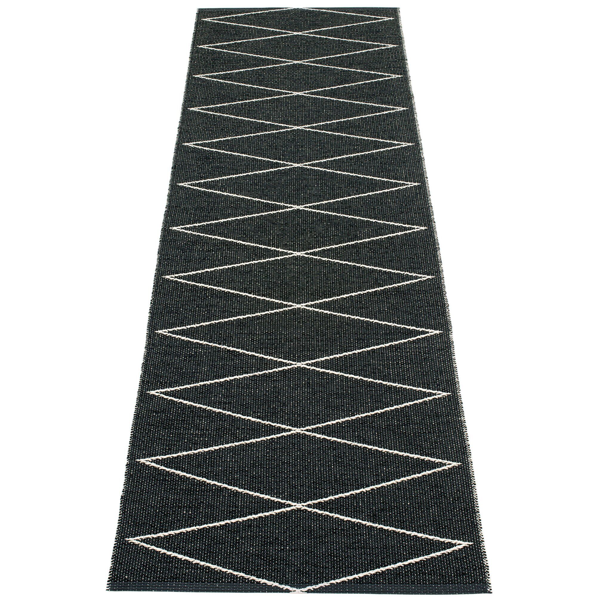 Pappelina Matta Max, 70 x 240 cm, black/vanilla