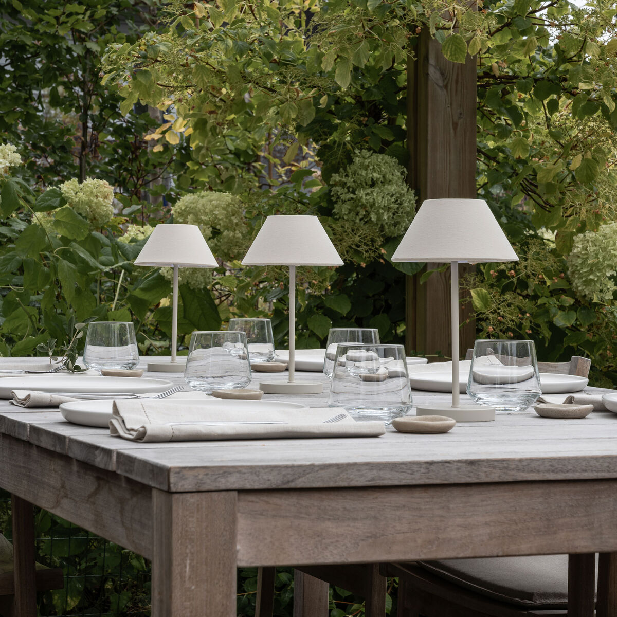 Teya Portabel bordlampe, offwhite