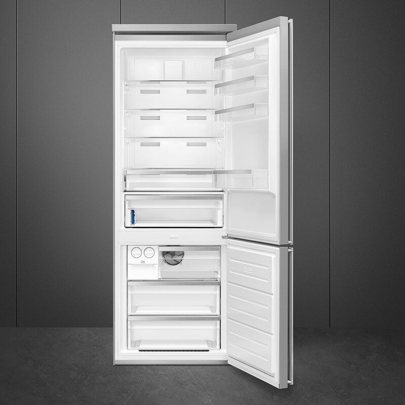 Smeg FA3905RX6 Kombiskap høyrehengslet 70 cm, rustfritt stål