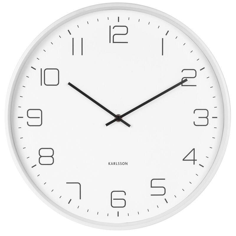 Lofty vægur 40 cm, mat hvid