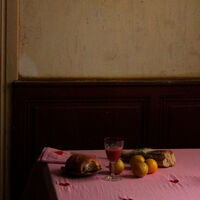 Midnatt pöytäliina Pink Hearts Rosa 250x145 cm