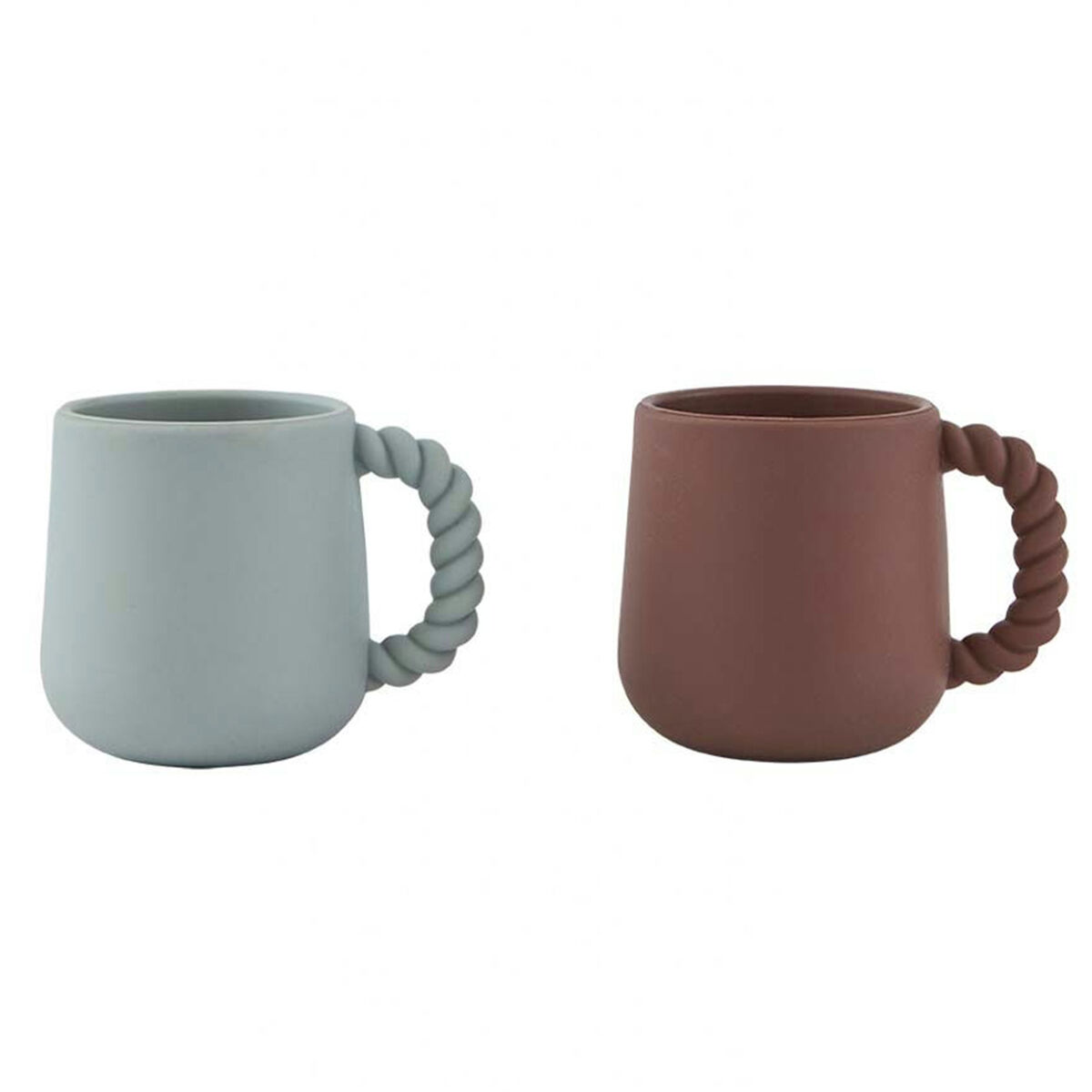OYOY Mini Mellow børnekrus 2-pak, choko
