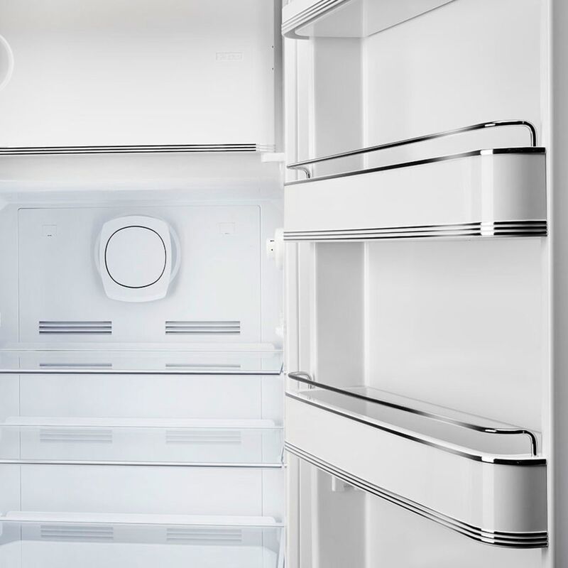 Smeg FAB28RDPP6 Køleskab Med Fryser 153cm Højrehængt Perfectly Pale