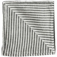 Lautasliina 45 x 45 cm, harmaa/valkoinen