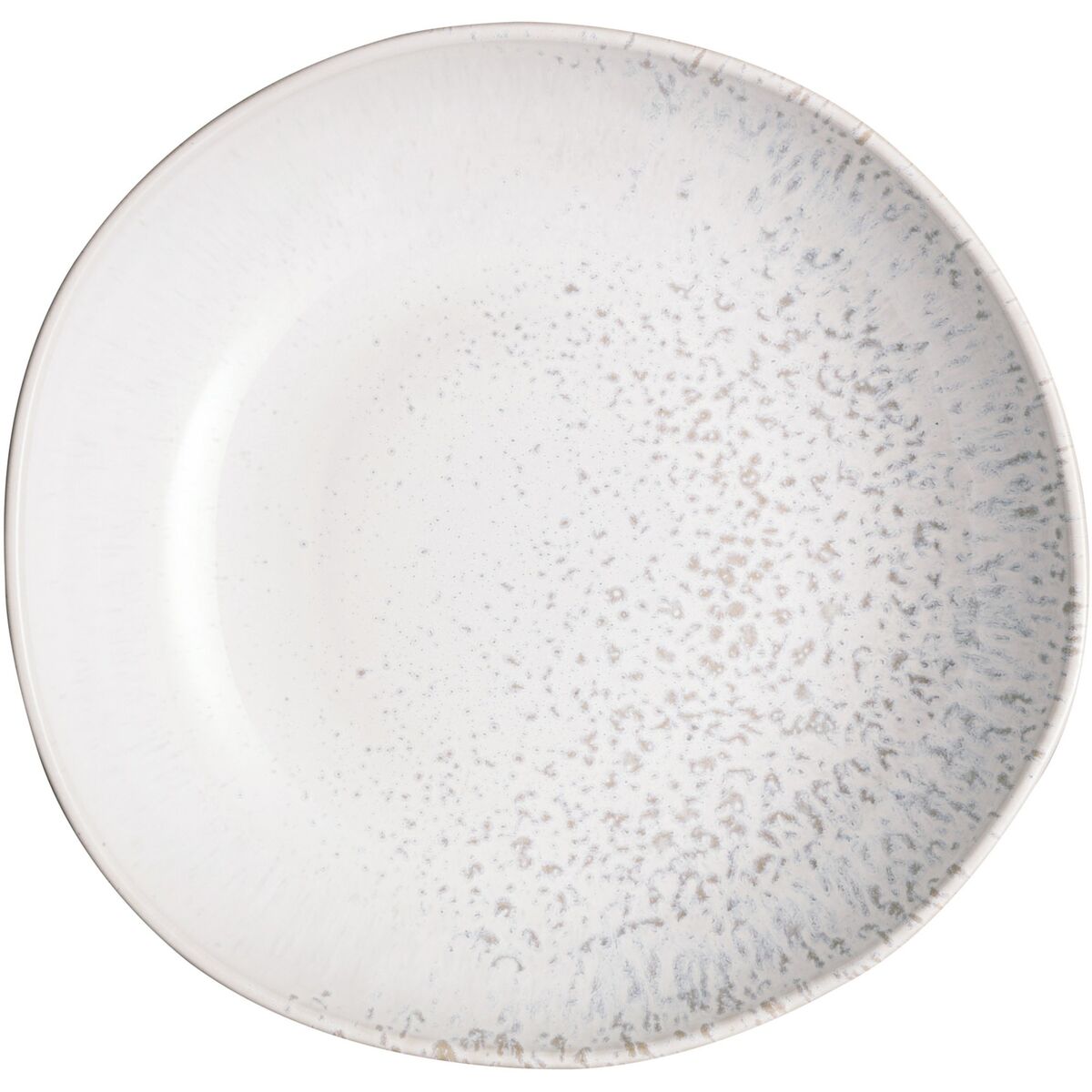 Kiln skål, 29 cm, hvid/grå