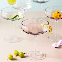 Champagne-/cocktailglas 30 cl, röd