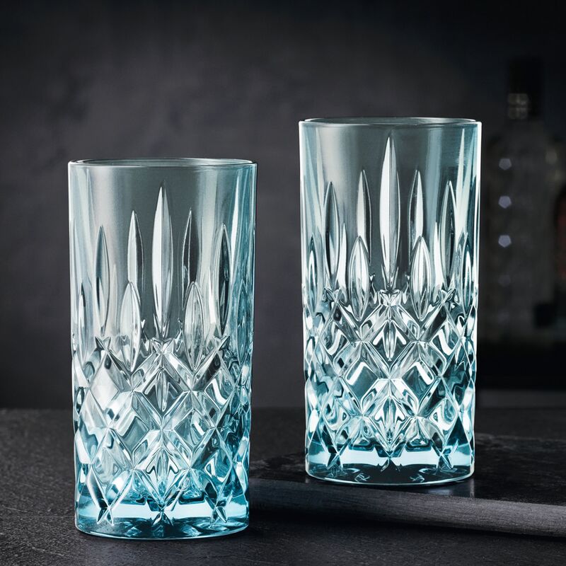 Noblesse longdrinkglas, aqua, 2 stk.