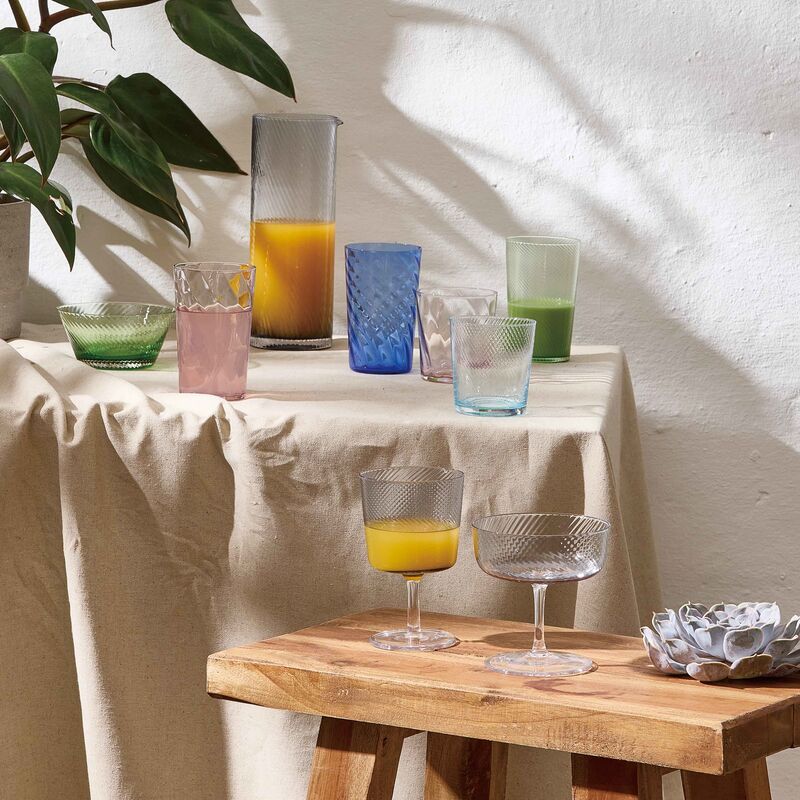 RAW Unique Swirl skål Ø12,5 cm, grøn