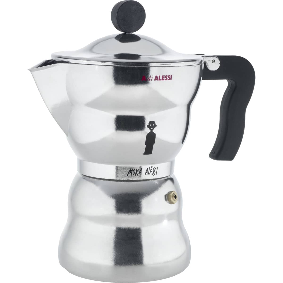 Moka Alessi -espressopannu, 6 kupillista