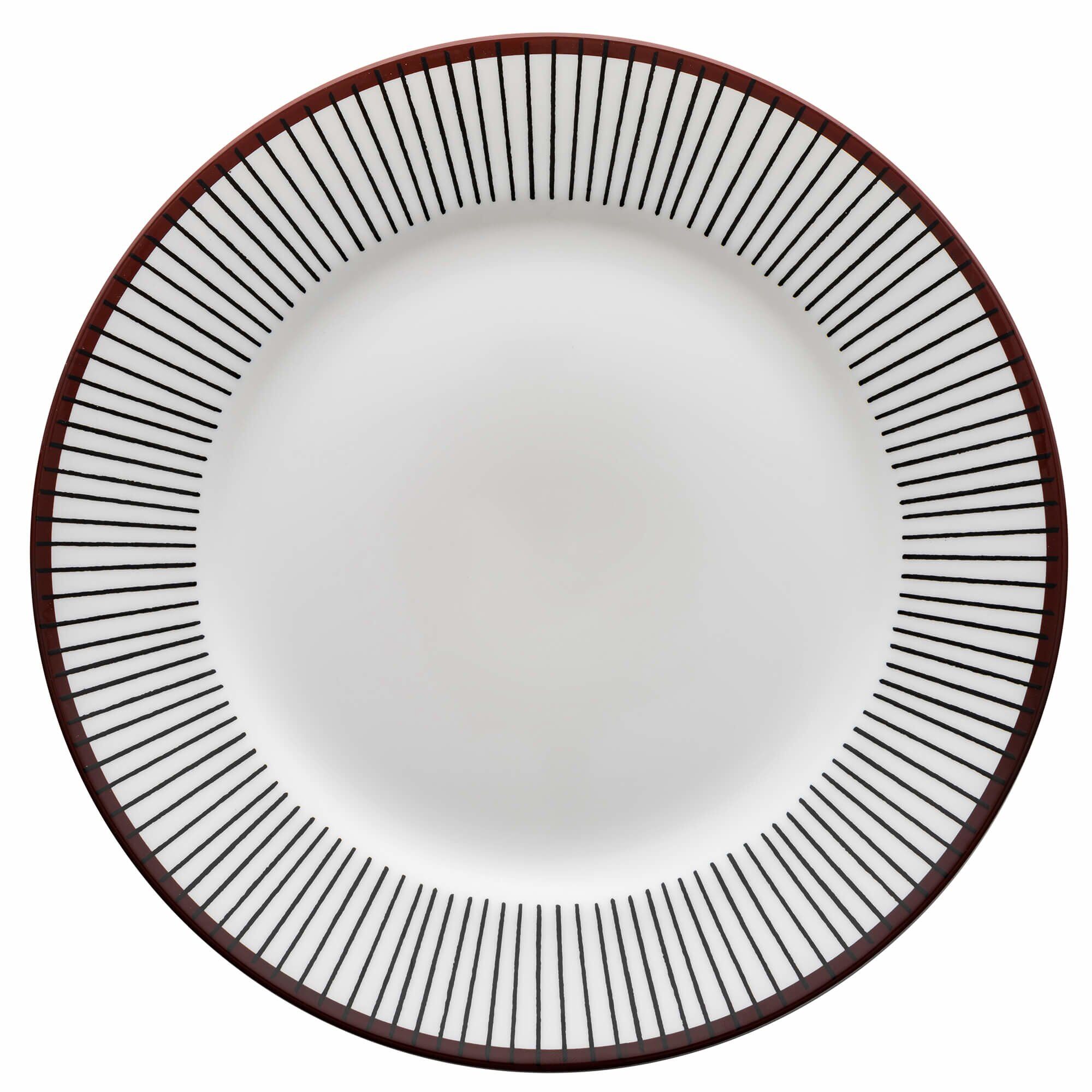 Ribb tallerken, 28 cm