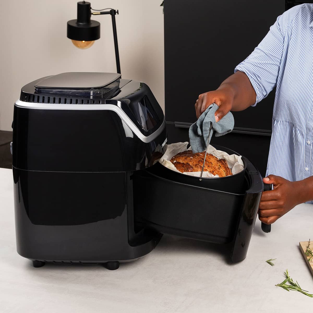 Steam airfryer 6,5 litraa