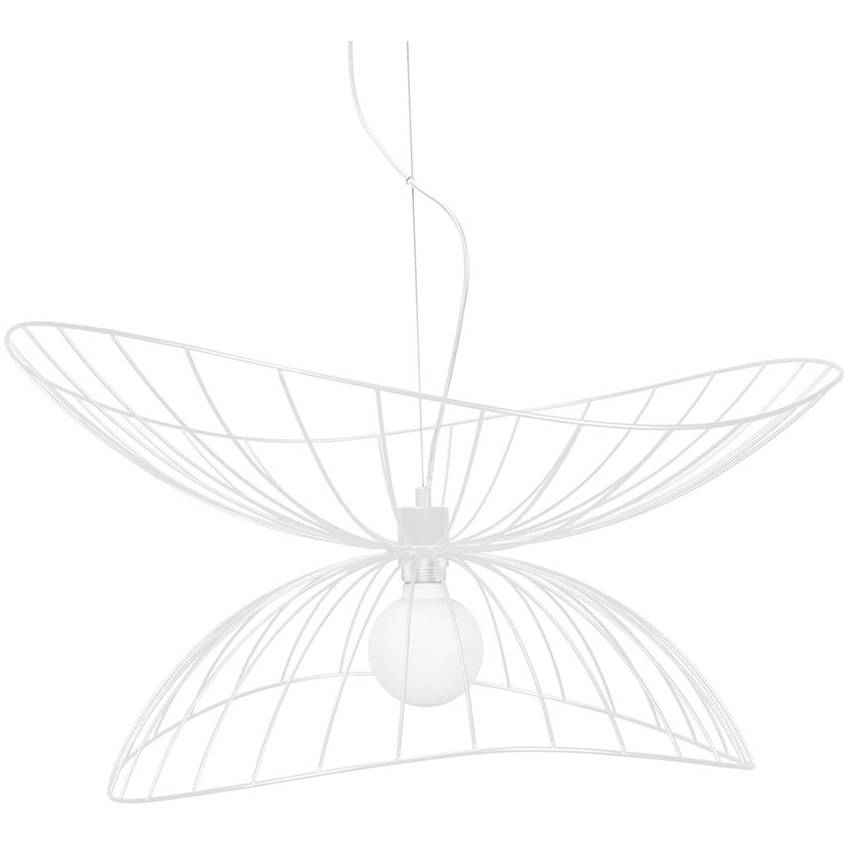 Ray Pendel 70 cm, vit