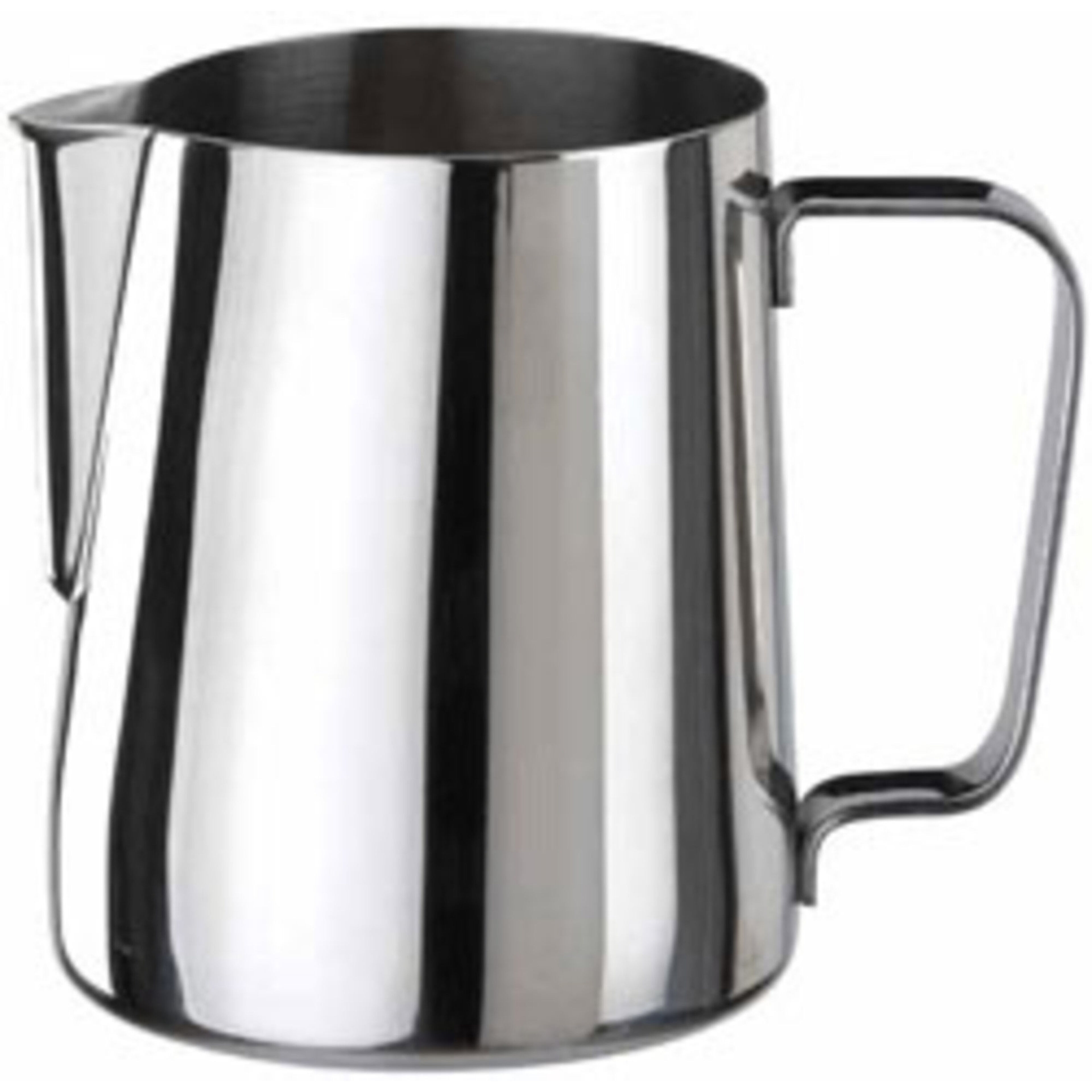 Mjölkkanna i rostfritt 0,35L