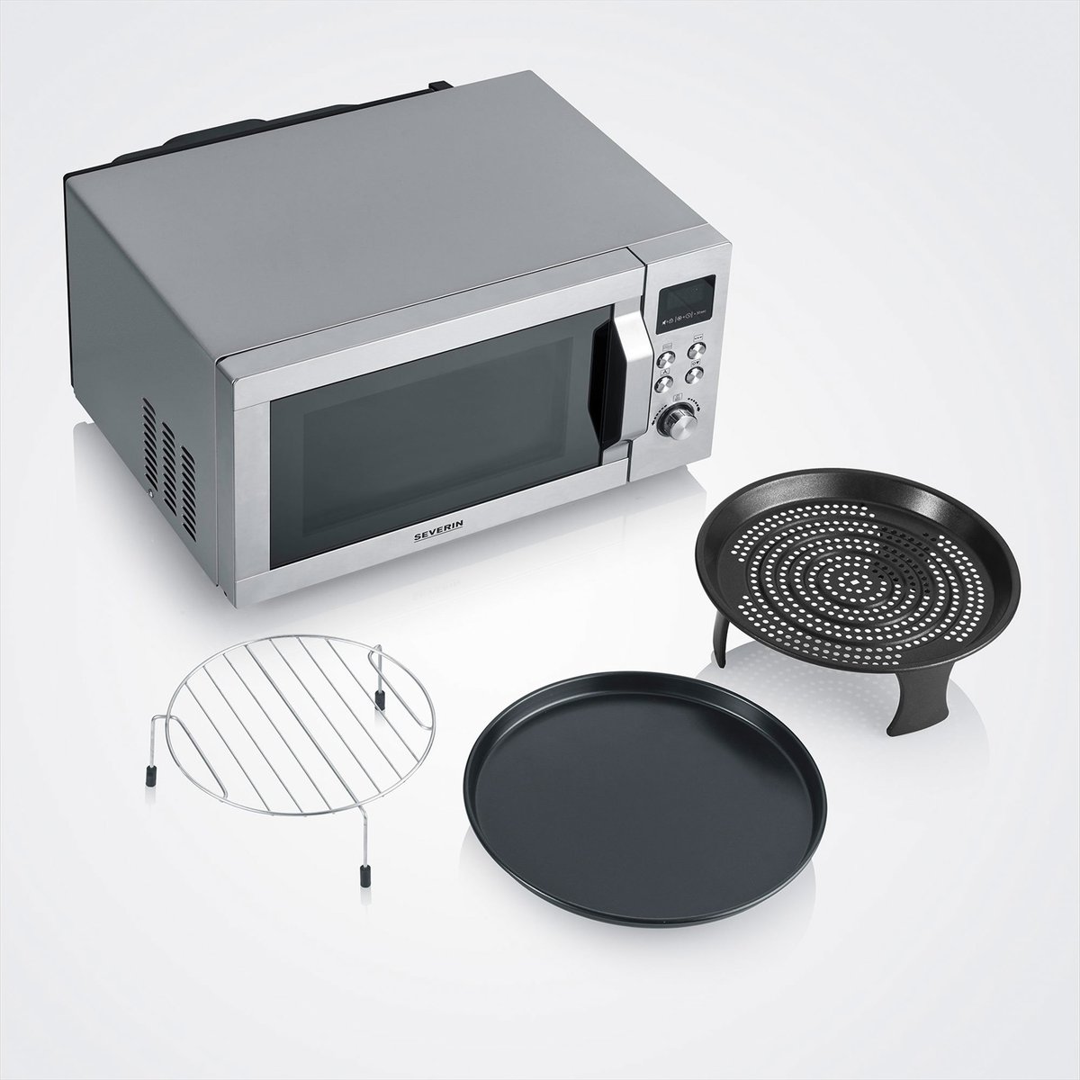 Mikrovågsugn med airfryer-funktion 25 liter