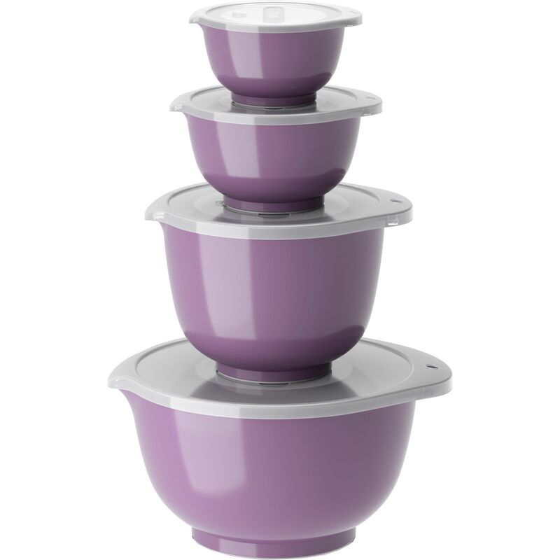 NEW Margrethe skåle 0,25 + 0,5 + 1,5 + 3 liter, lavendel