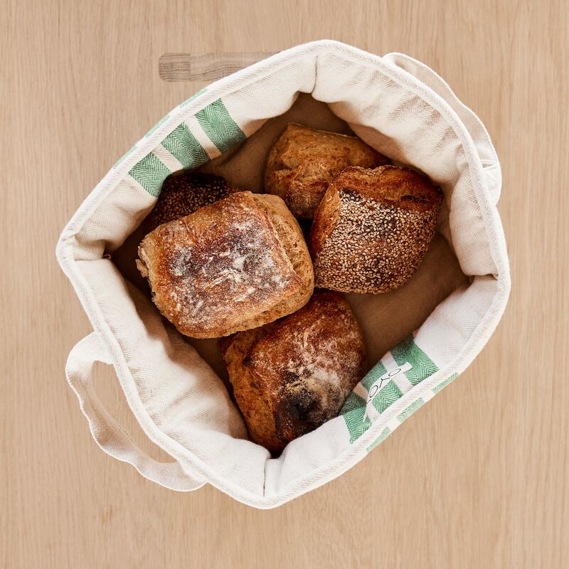 Linu leipäkori, vihreä