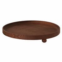 Inka rundt trebrett 30 cm, dark