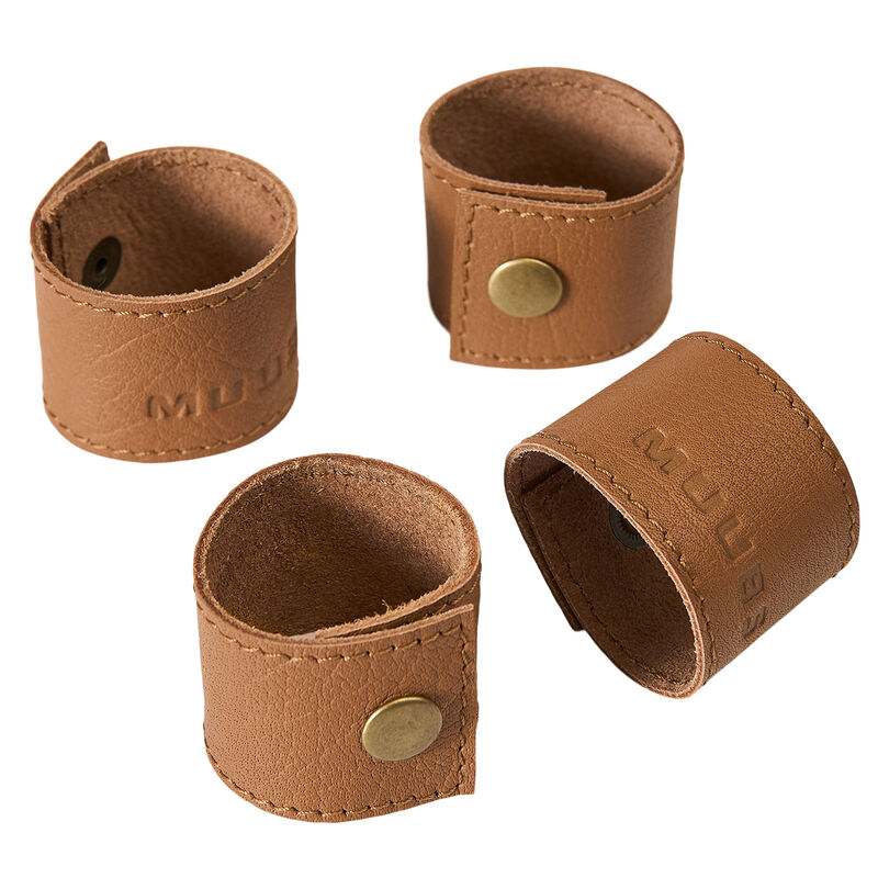 Camou servettringar 4-pack, brun