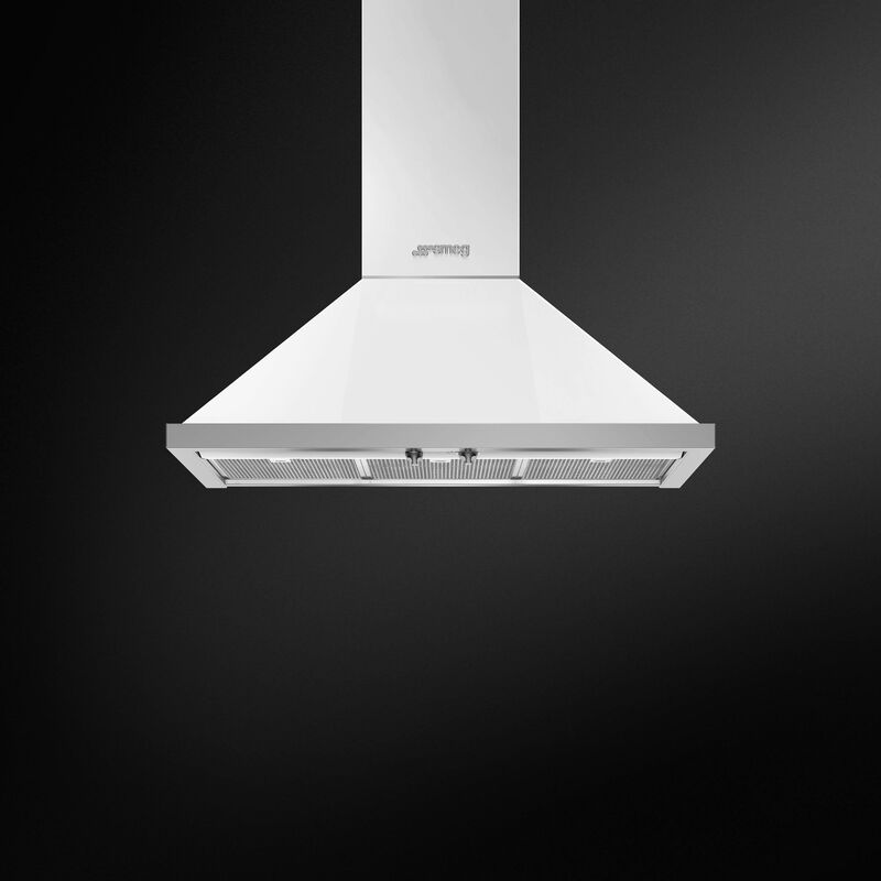 KPF9WH Portofino emhætte 90 cm, hvid