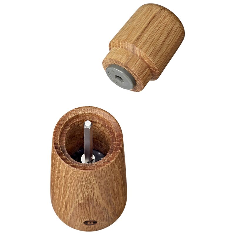 Stockholm salt- eller pepparkvarn, 17 cm, ek