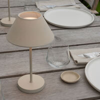 Teya kannettava pöytävalaisin, offwhite