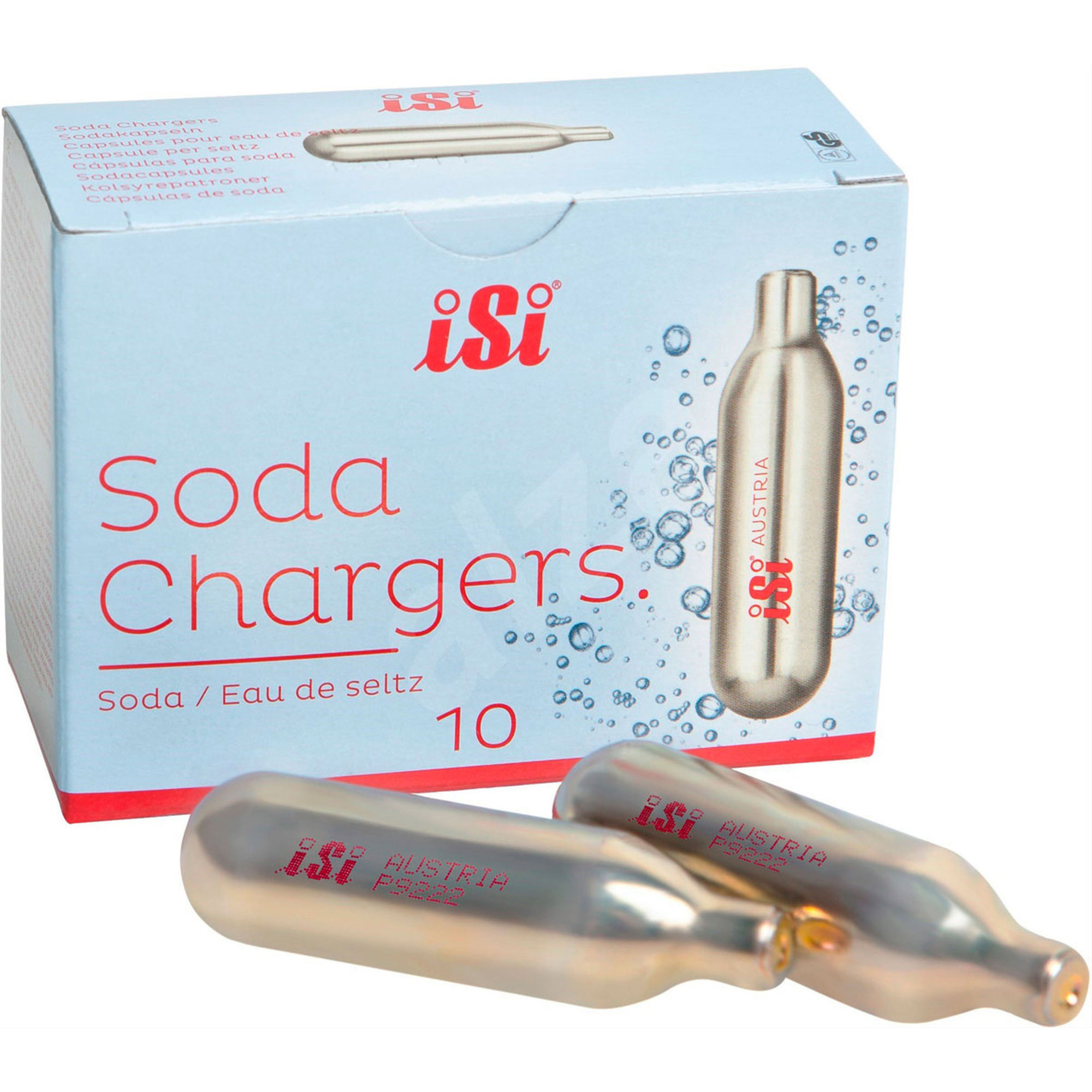 CO2-patroner för Sodasifoner 10 st per ask