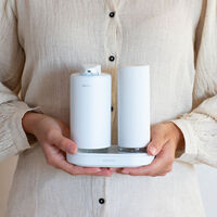 SinkStyle sæbe- og opvaskemiddeldispenser, hvid