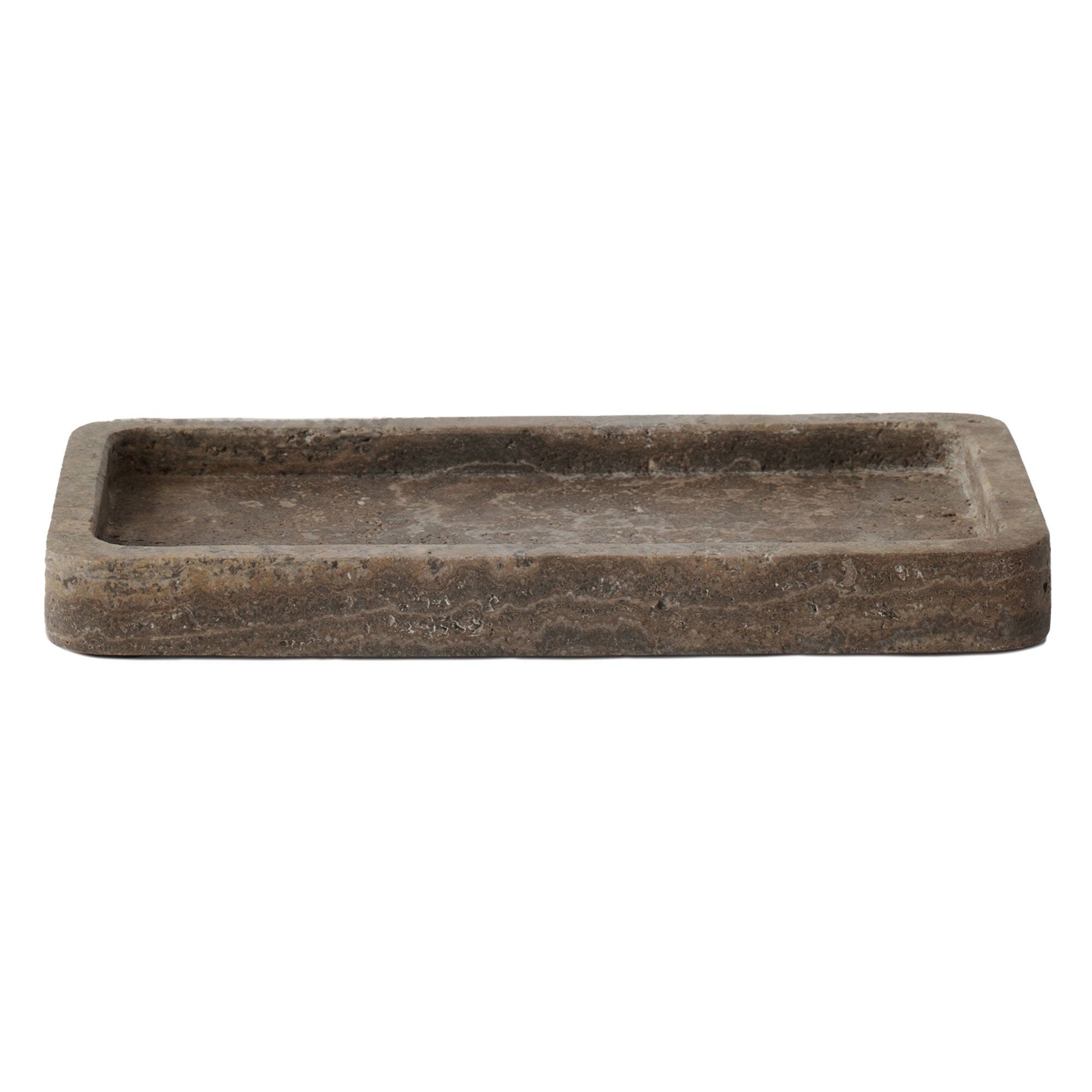 Tell Me More Travertine dekorasjonsbrett 13 x 25 cm Brun