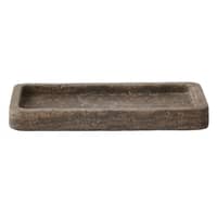 Travertine bricka 25x13 cm