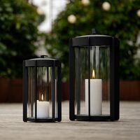 Firefly lyhty 35 cm, musta