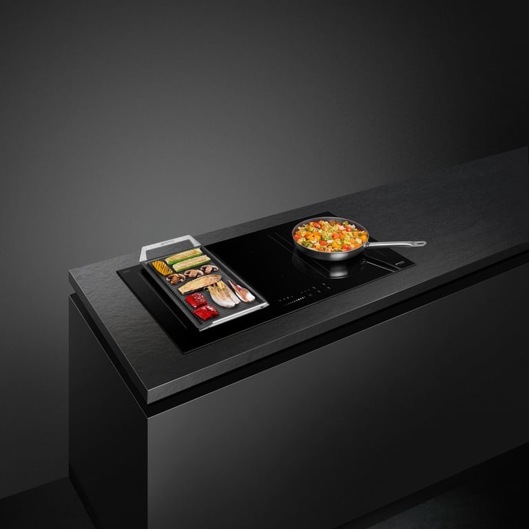 SIM3964D indbygget kogeplade 90 cm, sort