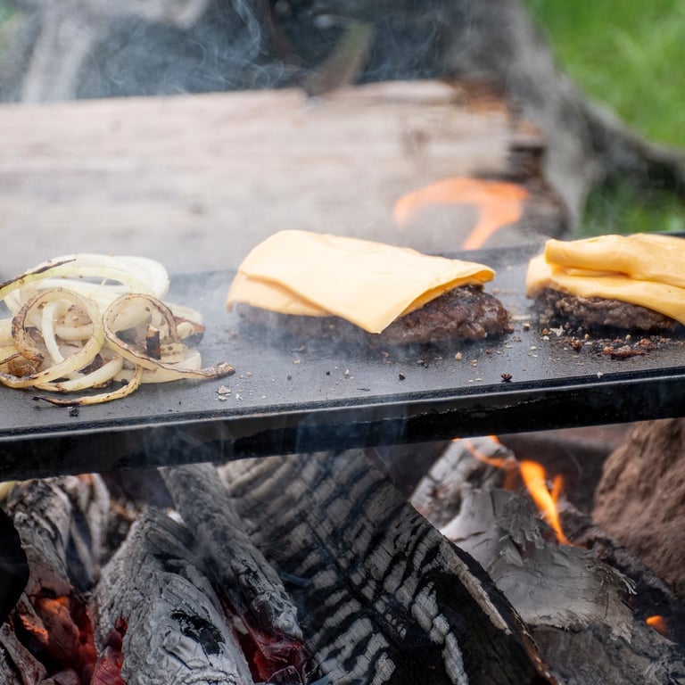 Grillplade/stegebord vendbart