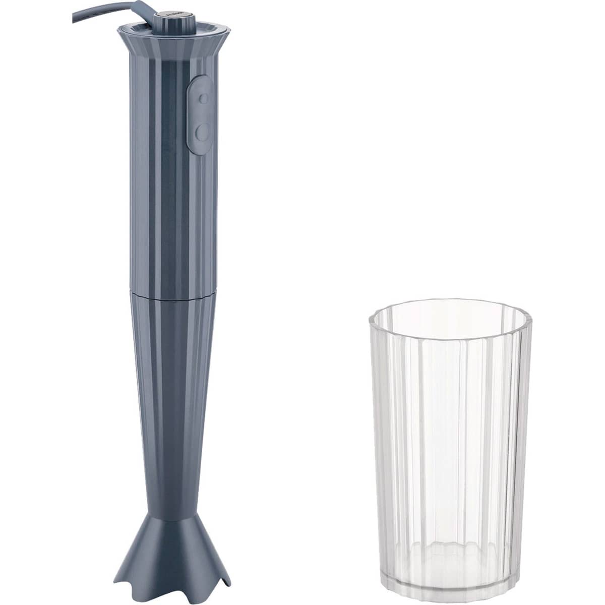 MDL10 Plissé stavblender, grå