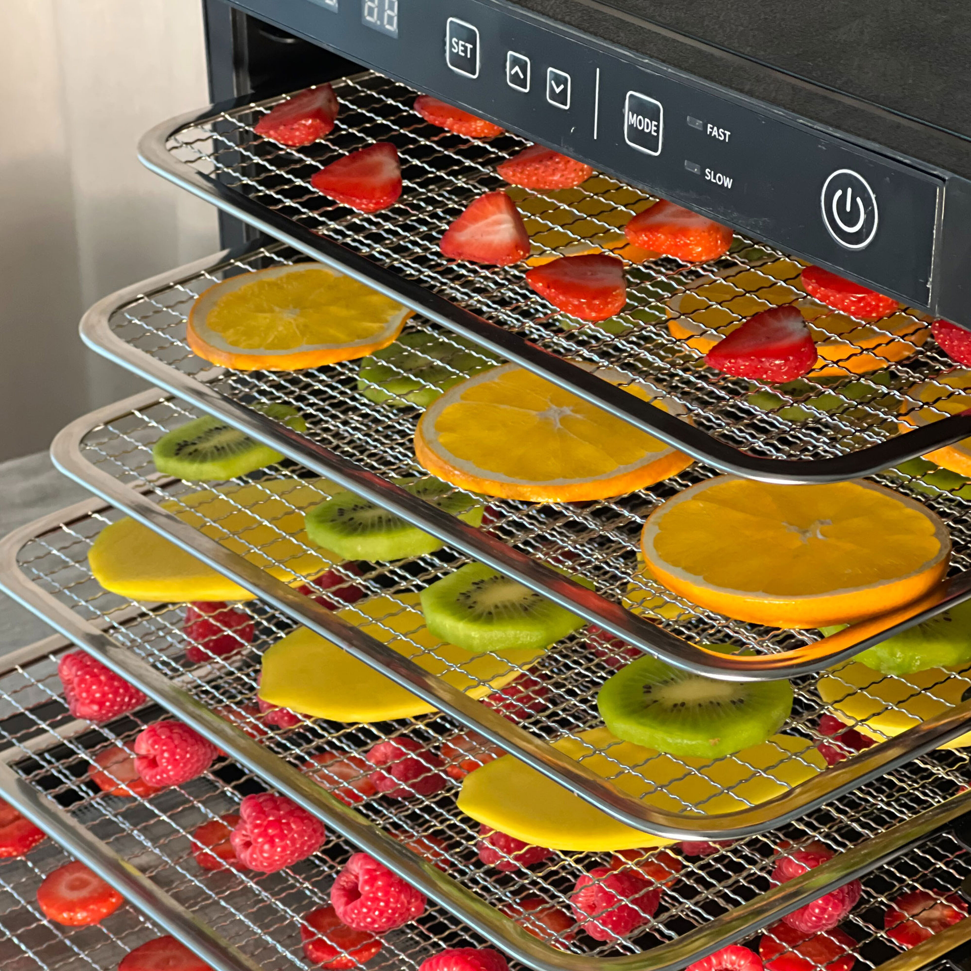 NOD Dehydrator Pro med nonstick-matter