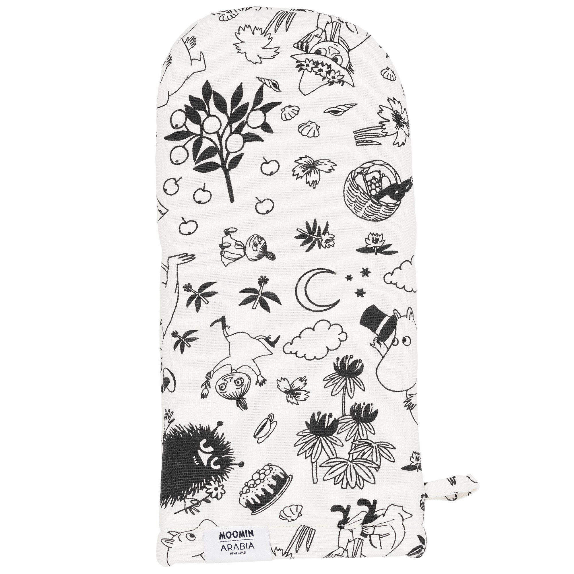 Mumin grytvante, off-white