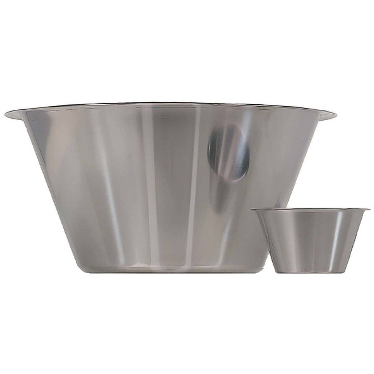 Bunke Hög 0,1 liter Staplingsbar Rostfritt