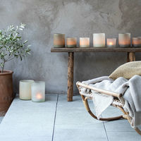 Lyric ljuslykta, warm grey, large