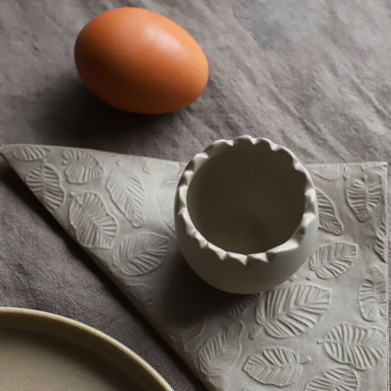 Påskeeggekopp 2 stk, sand