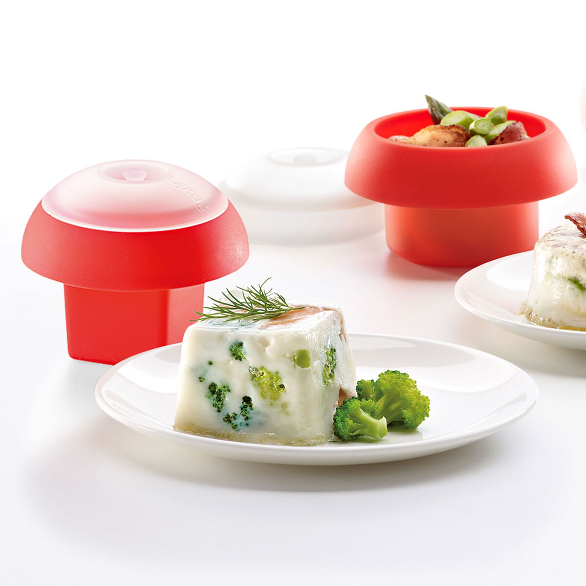 Eggeposjerer-sett, rød